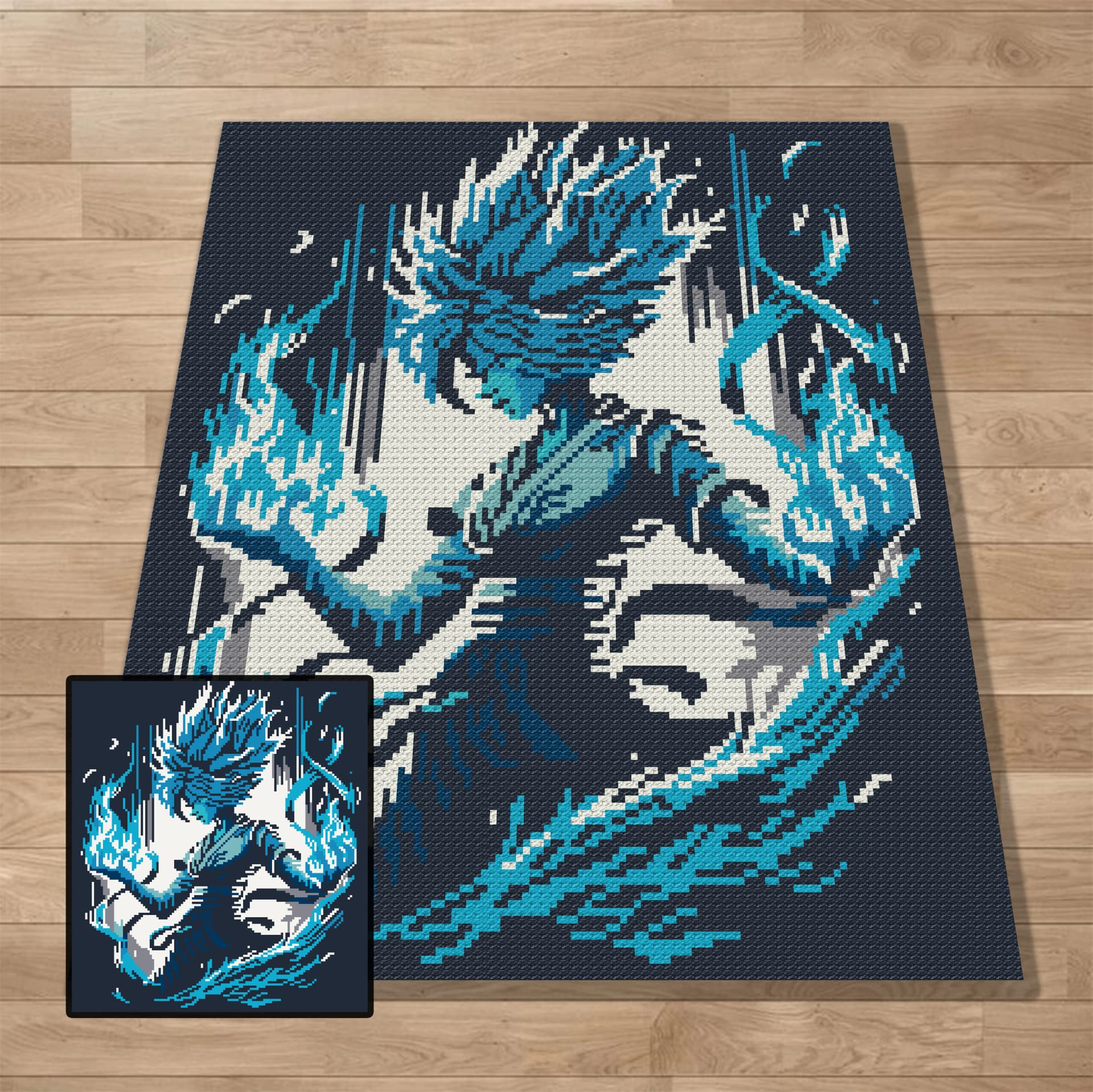 Graph, Pattern, C2C and Tapestry Crochet, Crochet, Blanket, Afghan, PDF, instant download, Kids blanket, Gifts, c2cCA45