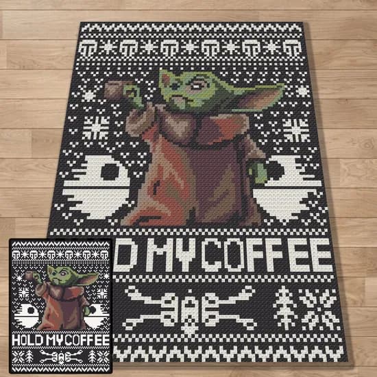 Graph, Pattern, C2C and Tapestry Crochet, Crochet, Blanket, Afghan, PDF, instant download, Kids blanket, Gifts, c2cCA118